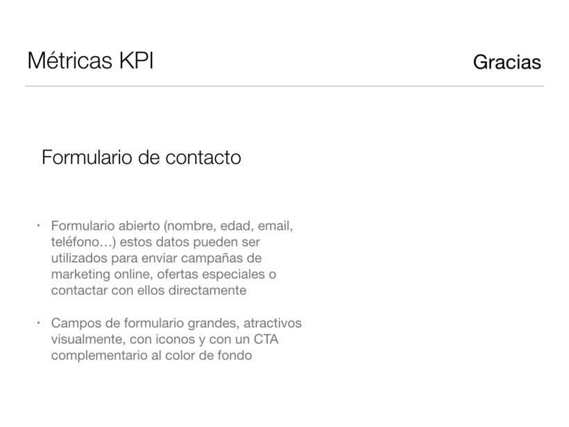 Métricas KPI, diseño y maquetación para landing page Movistar Ecuador 11
