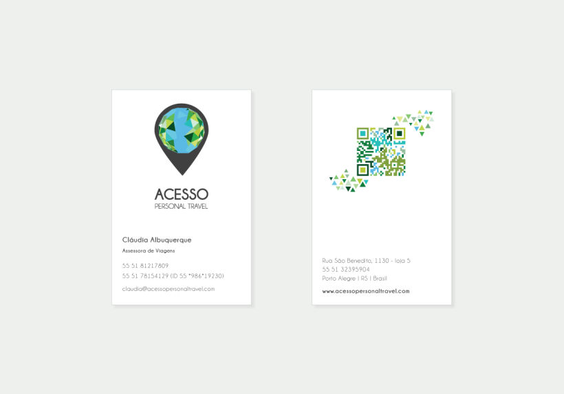 Branding/ Stationery ACESSO Personal Travel 2