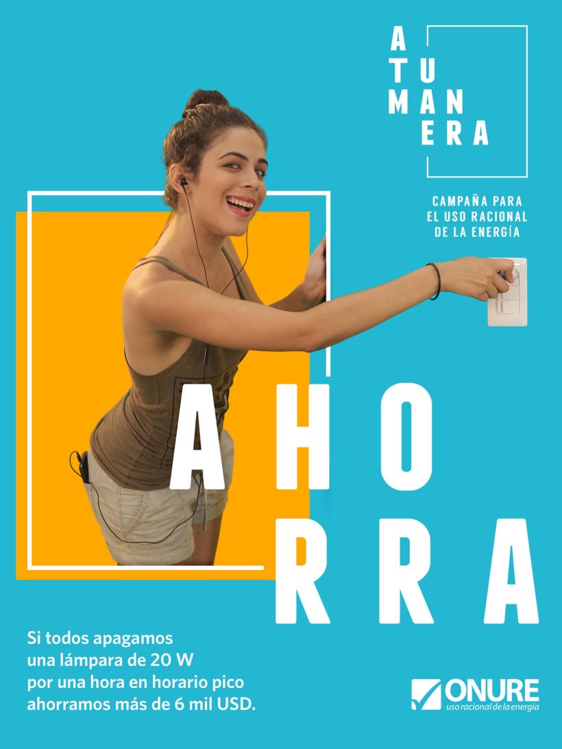 "A TU MANERA" posters para la Campaña para el Uso Racional de la Energía -1