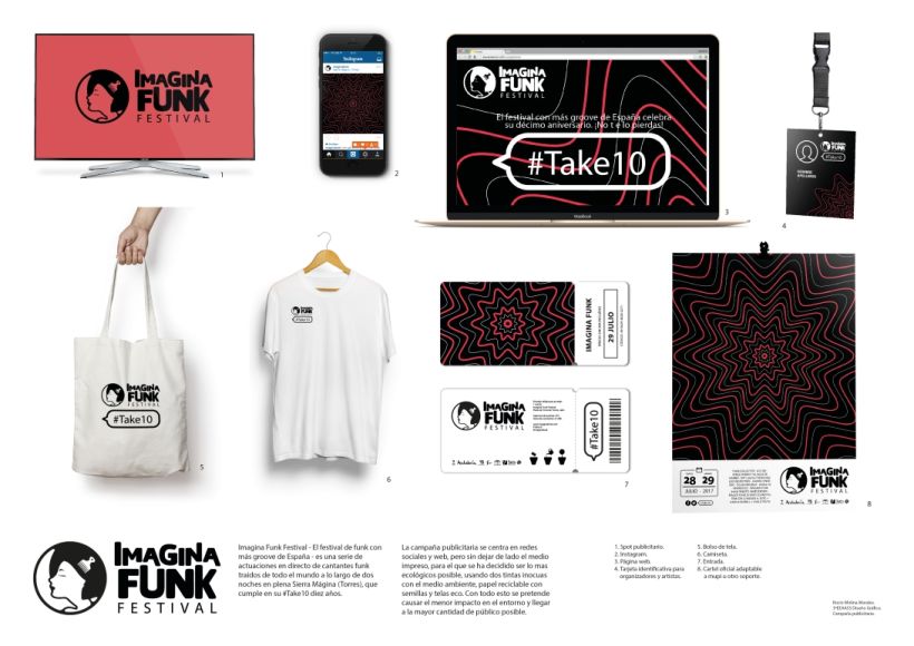 Imagina Funk Festival #Take10 - Campaña publicitaria 13
