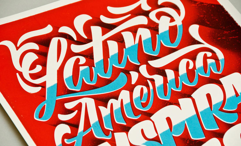 Latino América INSPIRA y RESPIRA – Poster Design 0