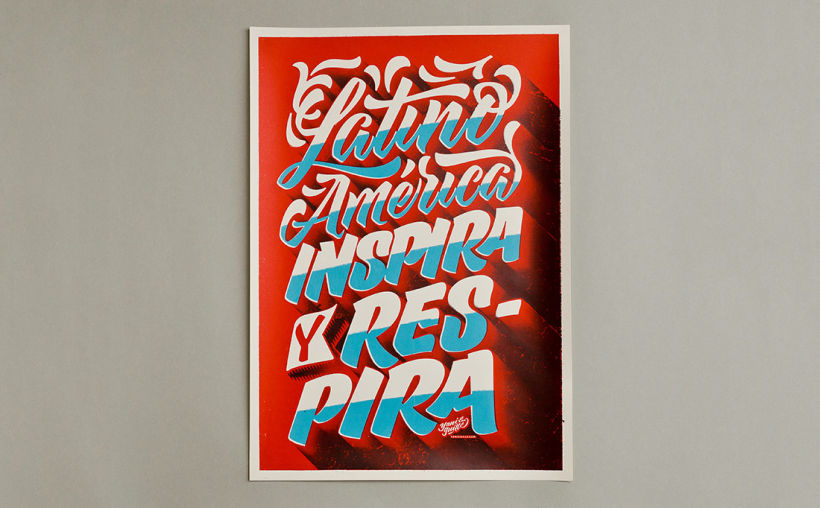 Latino América INSPIRA y RESPIRA – Poster Design 2