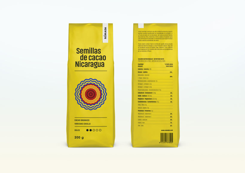 Packaging Cacao Nómada 2