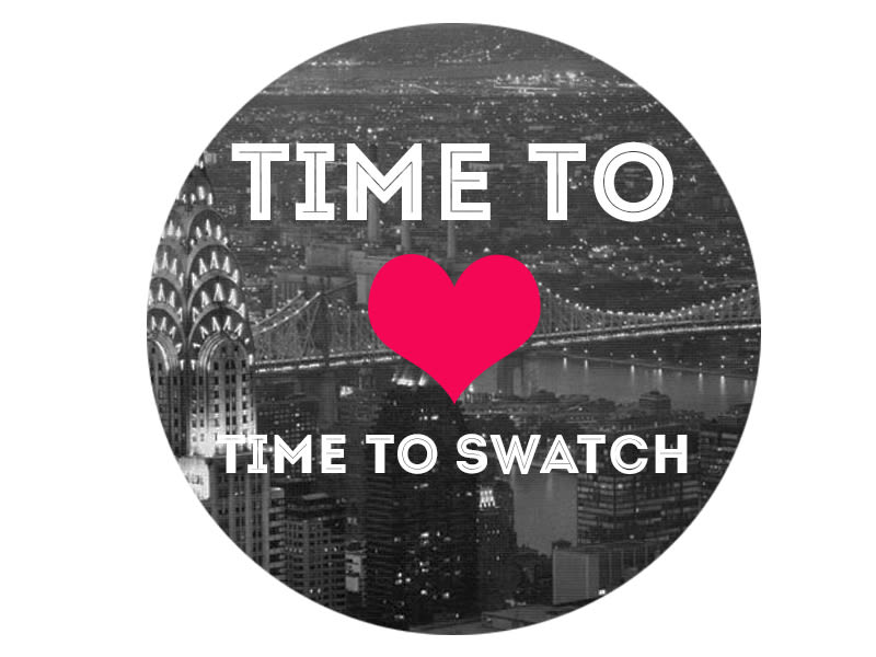 CAMPAÑA SWATCH. SLOGAN "TIME TO LOVE, TIME TO SWATCH" 0