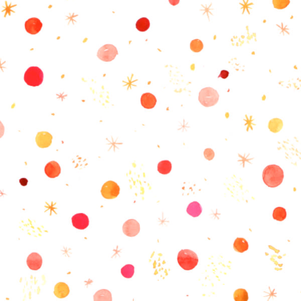 Happy Dots Pattern - Acuarela -1