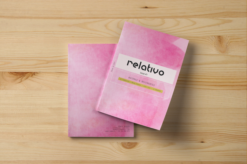 Introducción al Diseño Editorial - Proyecto personal : RELATIVO 0