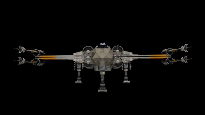 Modelado 3D  //  X-Wing 1