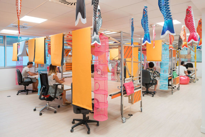 Izaskun Chinchilla diseña un coworking con 'Ikea Hacks' 3