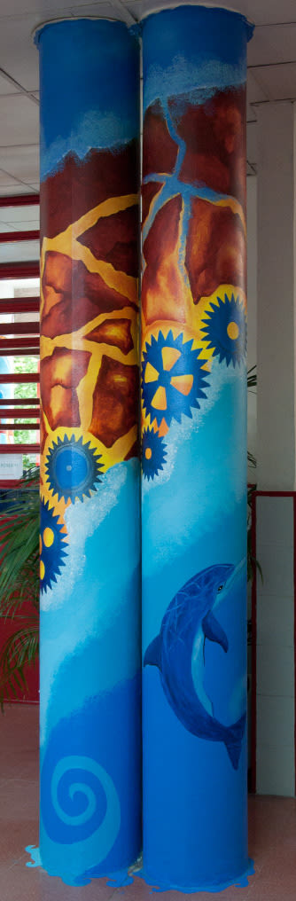 Pintura Mural en el colegio "Antonio Osuna"Tres Cantos 2011 5