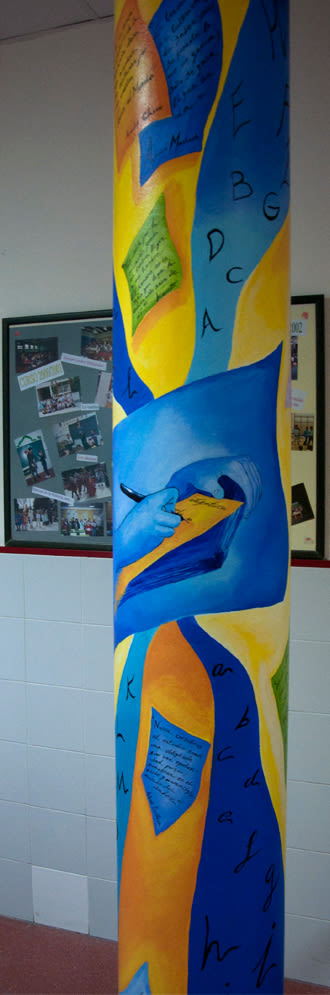 Pintura Mural en el colegio "Antonio Osuna"Tres Cantos 2011 16