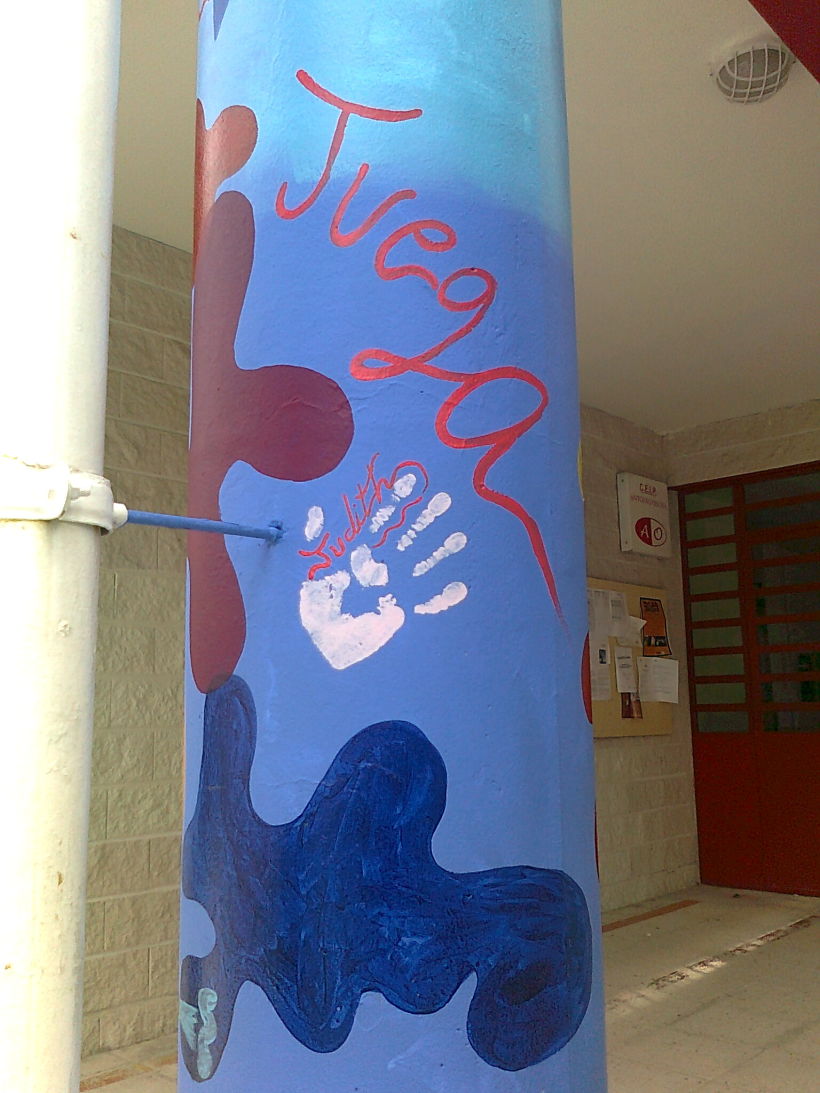 Pintura Mural en el colegio "Antonio Osuna"Tres Cantos 2011 21