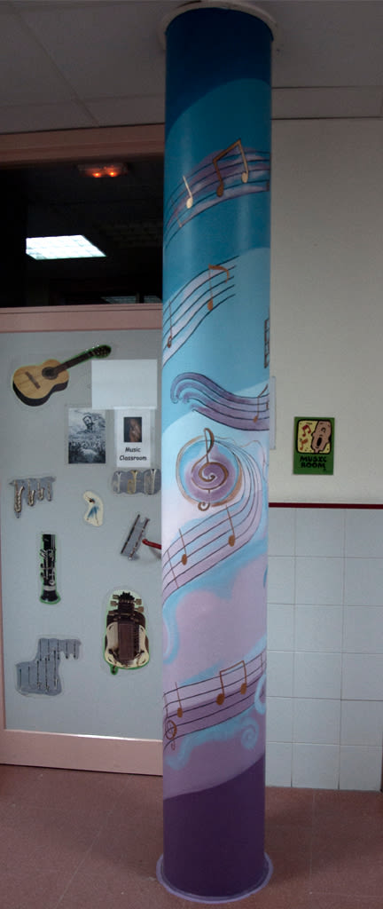 Pintura Mural en el colegio "Antonio Osuna"Tres Cantos 2011 24
