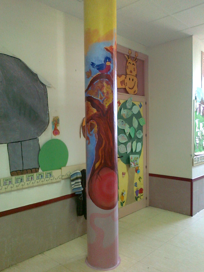 Pintura Mural en el colegio "Antonio Osuna"Tres Cantos 2011 32