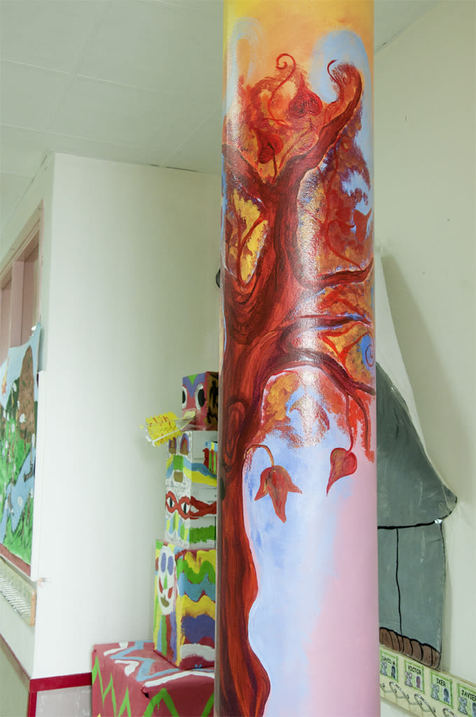 Pintura Mural en el colegio "Antonio Osuna"Tres Cantos 2011 34