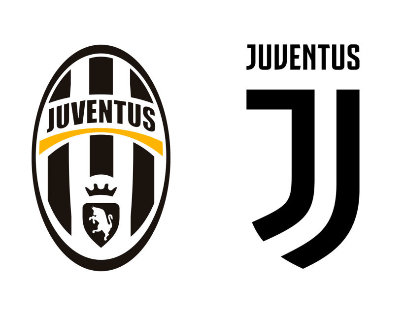 4 logotipos de fútbol antes y después de ser rediseñados 2