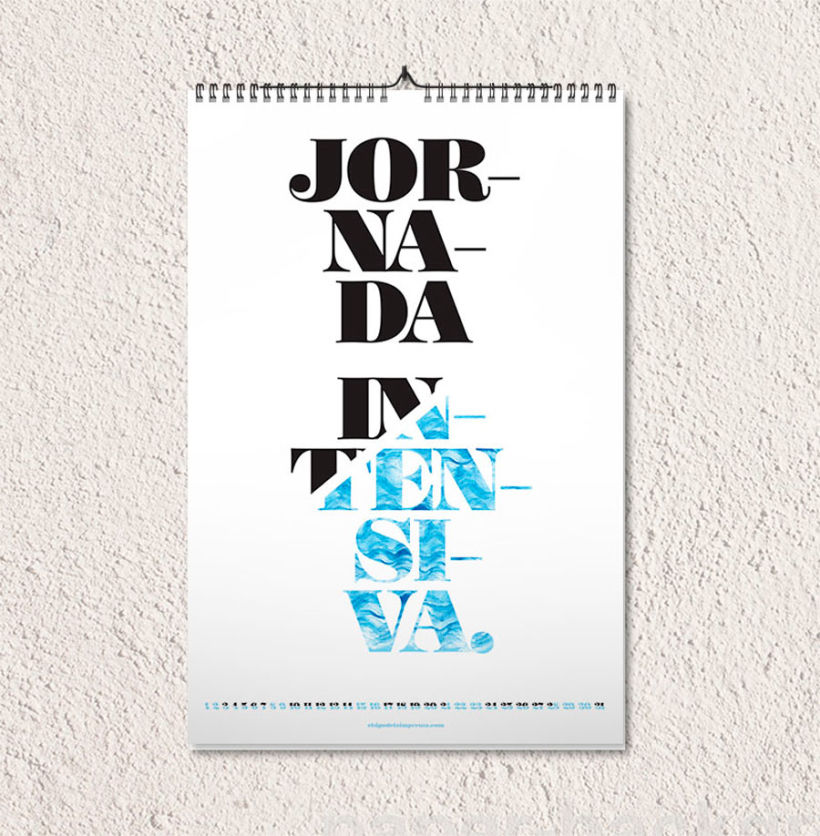 Calendario tipográfico made in Spain 9