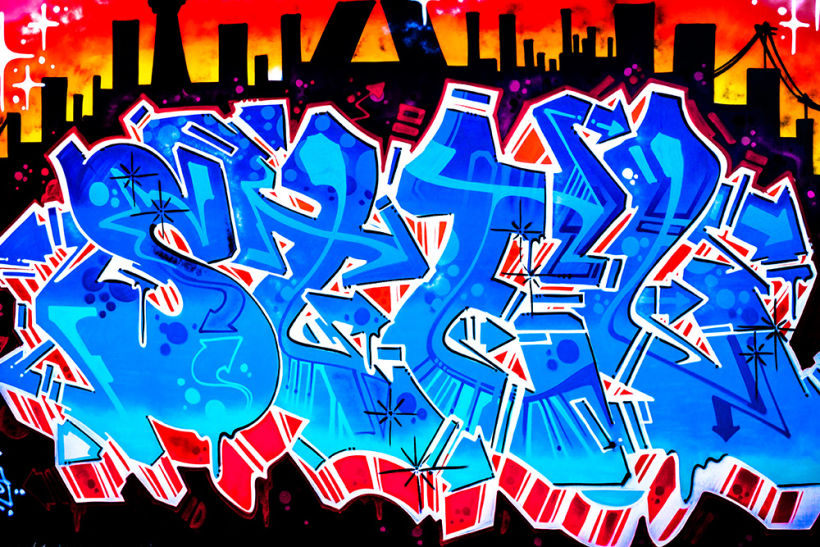 Retoque fotográfico - Graffiti Street Art  4