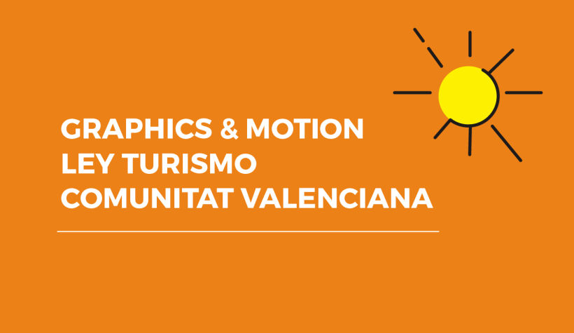 Gráficos y Motion para la ley de turismo de la Comunitat Valenciana 0