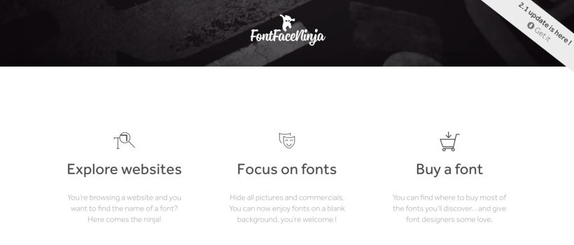 Fontface Ninja: el plugin para identificar tipografías 1