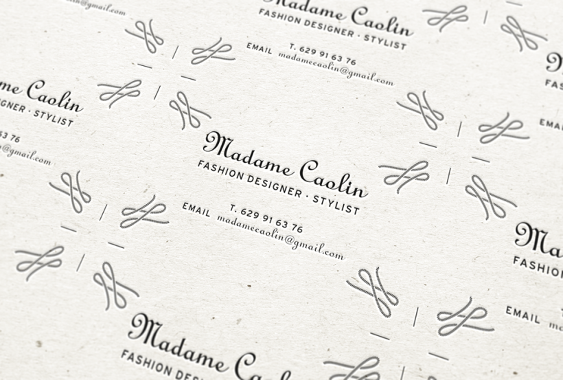 MADAME  CAOLÍN  COUTURE · Brand Identity Design 3