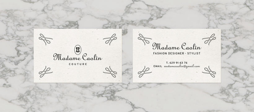 MADAME  CAOLÍN  COUTURE · Brand Identity Design 4