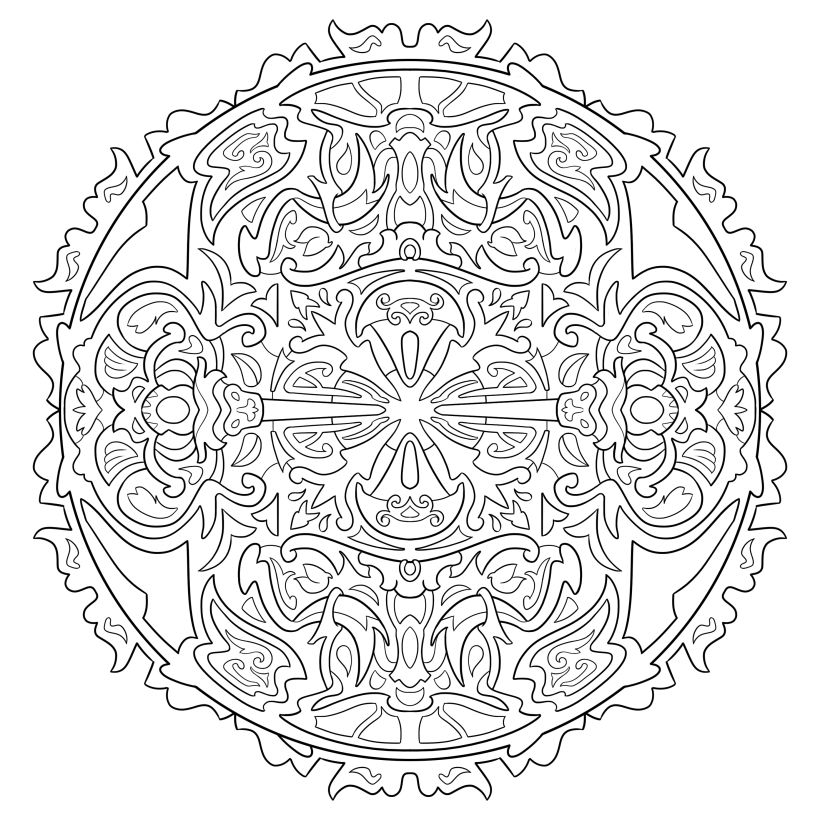 Libro Para Colorear Mandalas Y Dibujos - Fundación Garrahan