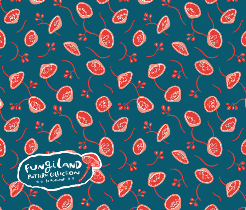 Fungiland- Stationery Pattern Collection 1