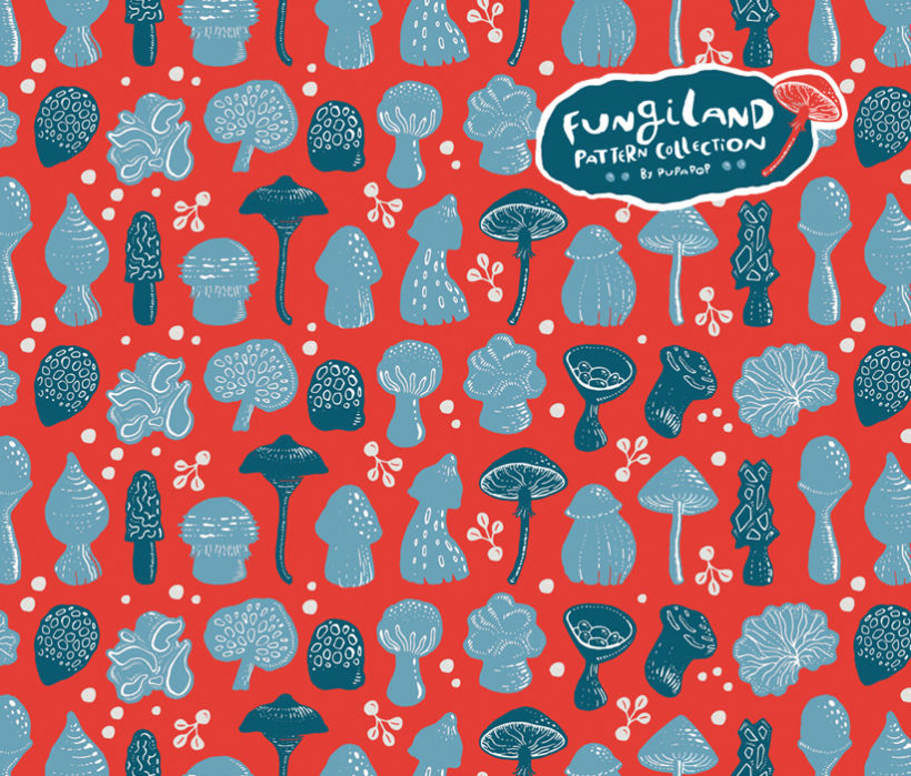 Fungiland- Stationery Pattern Collection 2