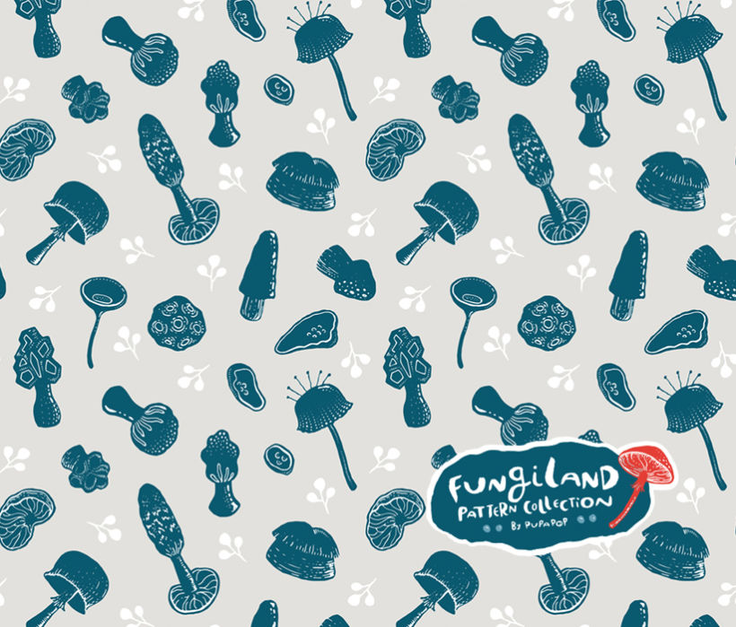 Fungiland- Stationery Pattern Collection 4