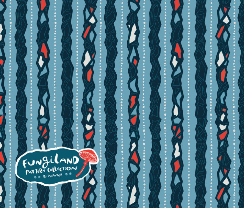 Fungiland- Stationery Pattern Collection 6
