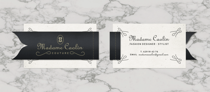 MADAME  CAOLÍN  COUTURE · Brand Identity Design 5