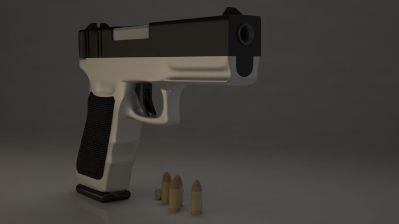 Pistola 3DMax. 1