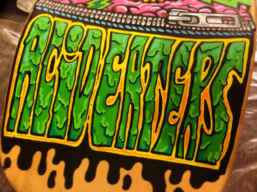 The Ramones - Acid Eaters Longboard. Hey! Oh! Let´s Go! 14