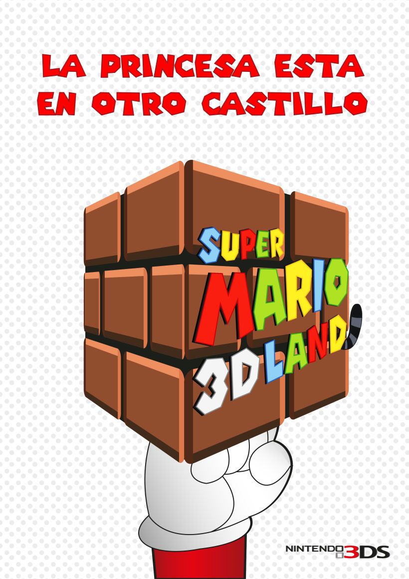 Carteles publicitarios Super Mario 3D -1