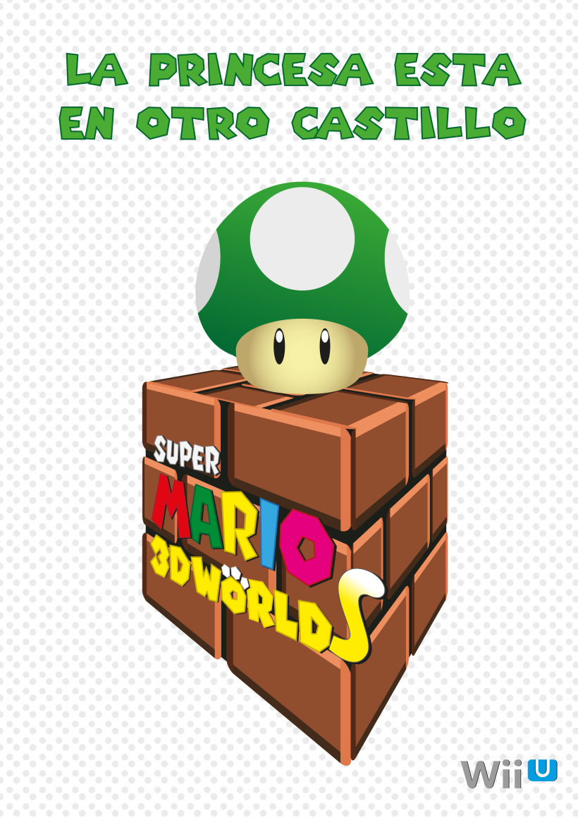 Carteles publicitarios Super Mario 3D 0