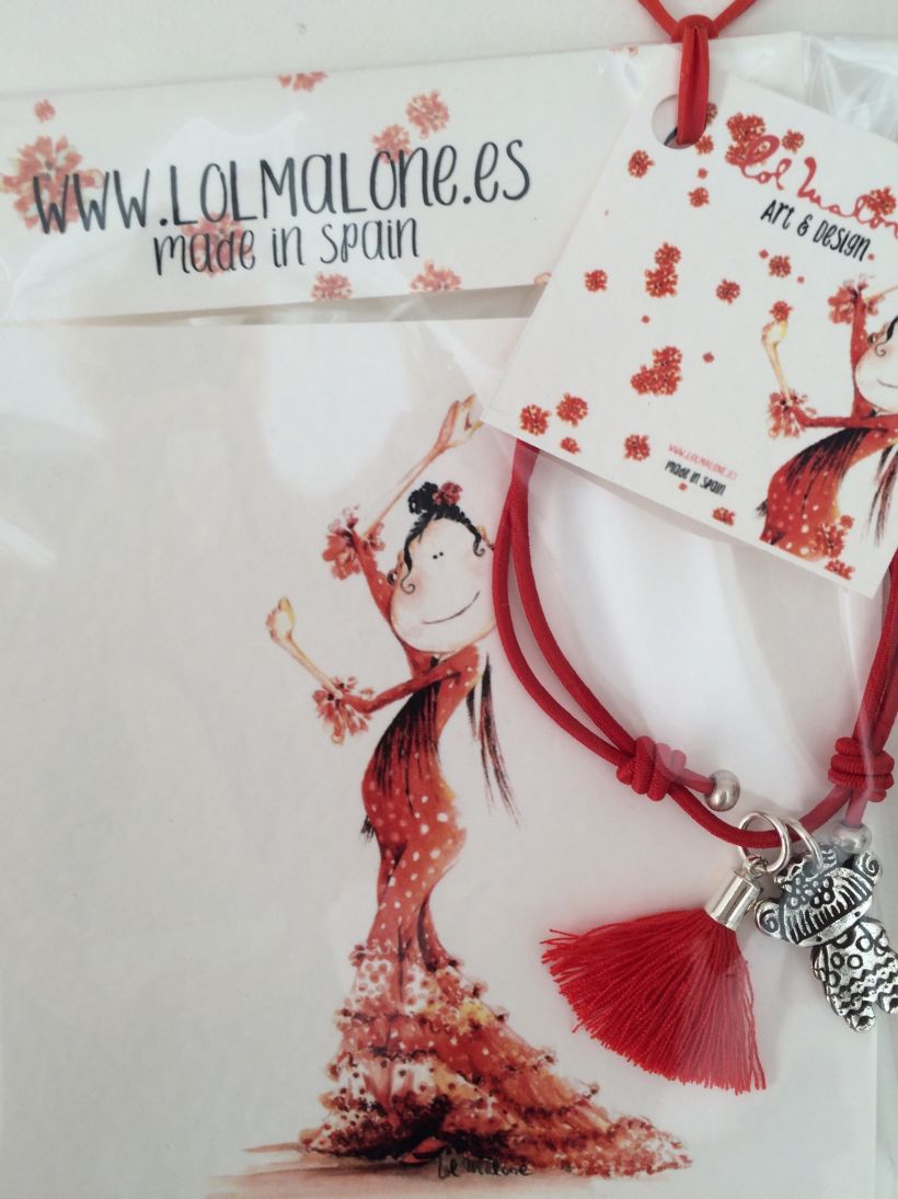 Muy flamencas:  Mini prints y pulseras.  7
