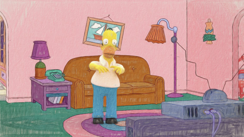 Homer Simpson de Los Simpson  -1