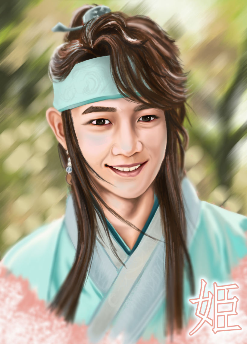 Choi Minho's drawing and 3D modeling from Hwarang:The Beginning 2