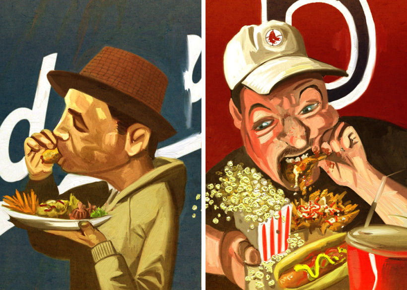 Ilustraciones para Food Republic 5