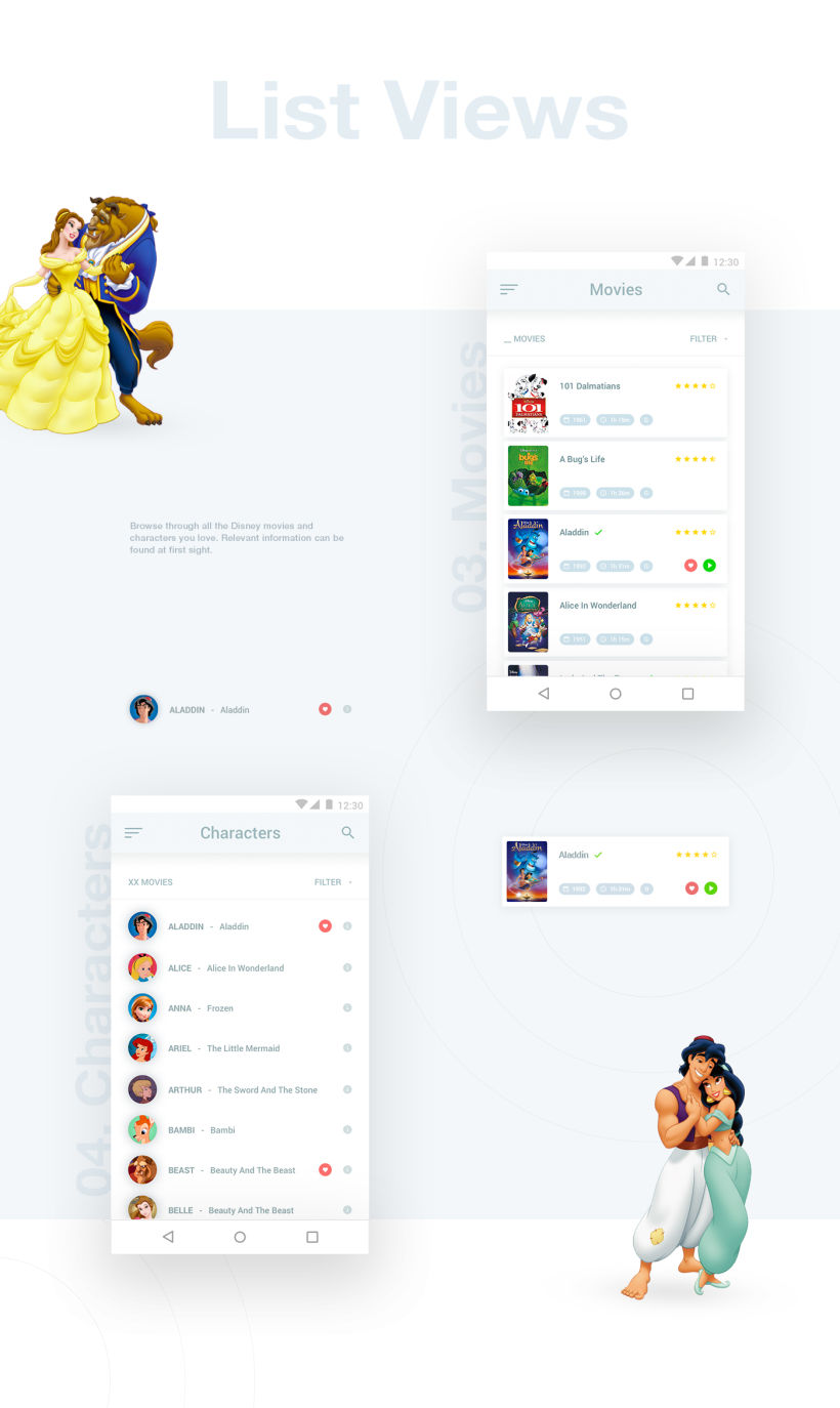 Disney Movies Anywhere - Mobile App Redesign 2