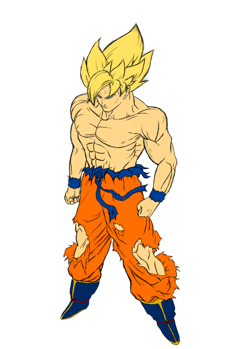 Goku Ilustración digital 1