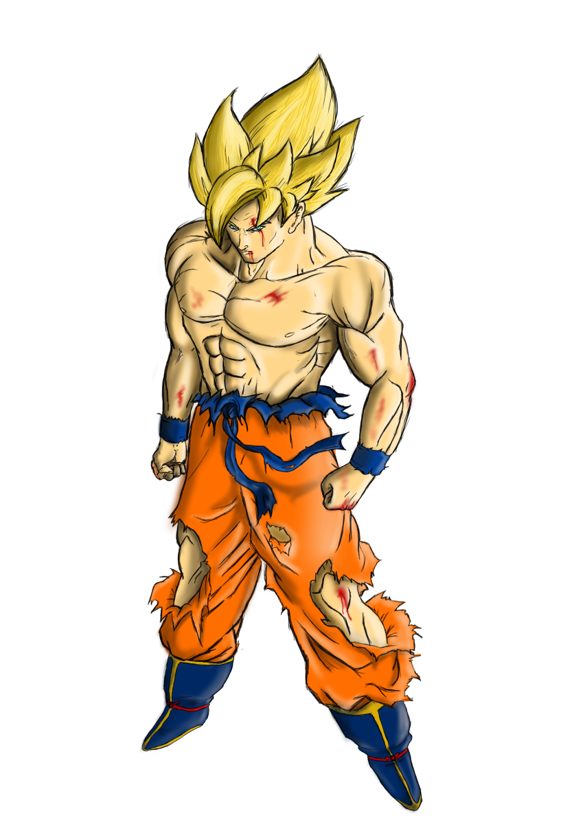 Goku Ilustración digital 2
