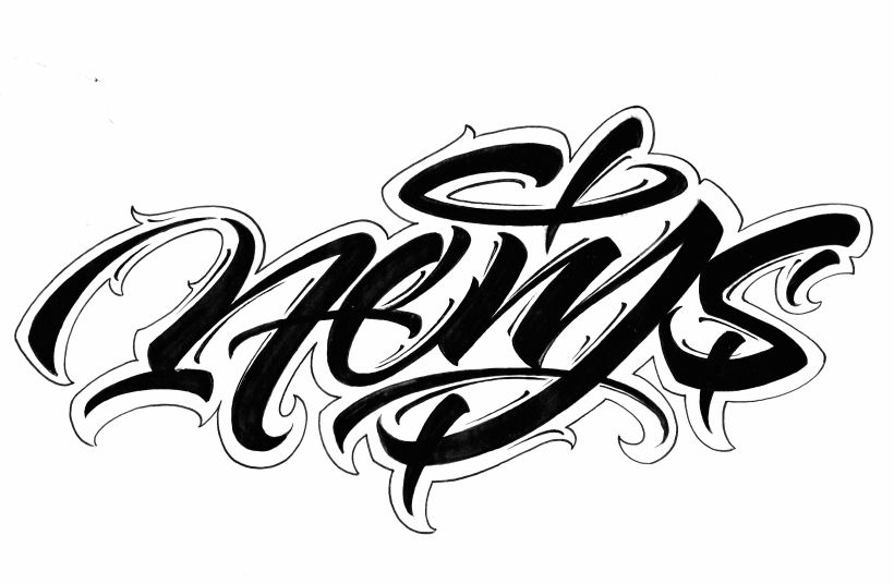 Mi Proyecto del curso: Diseño de logotipos caligráficos con la ayuda de Eksen-one 1