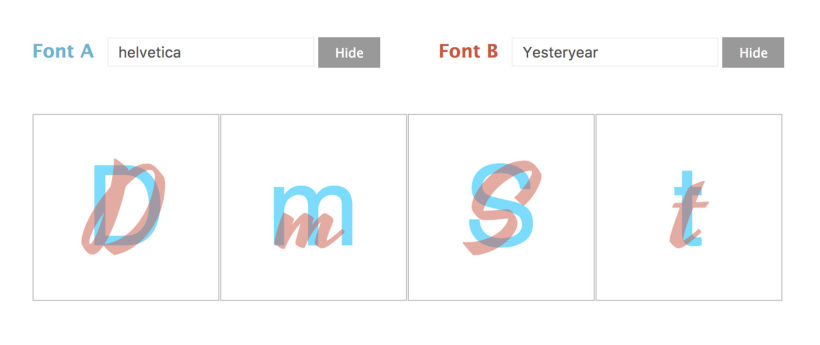 Tiff, la herramienta online que permite comparar tipografías 1