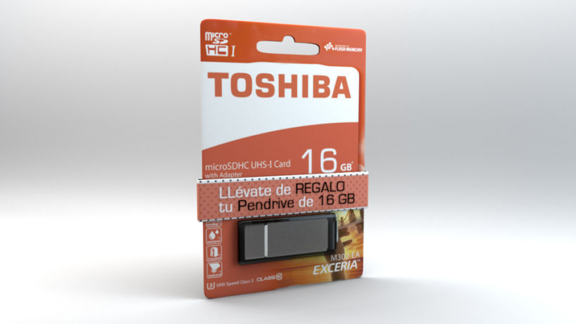 USB Toshiba: Modeling and Texture 0