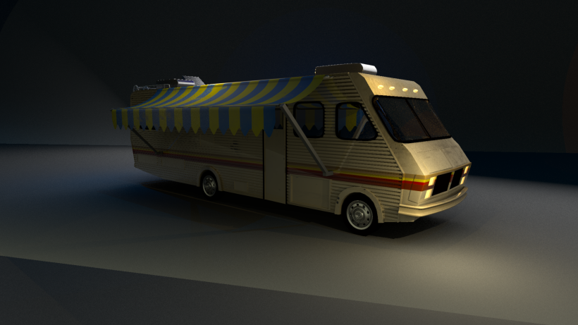 Fleetwood Bounder "Breaking Bad": Modeling and texture -1