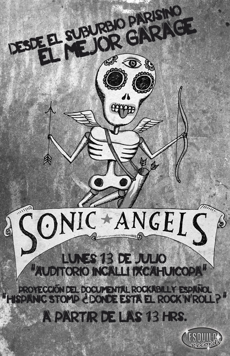 Cartel // Sonic Angels en UAM "Azcapotzalco" 0