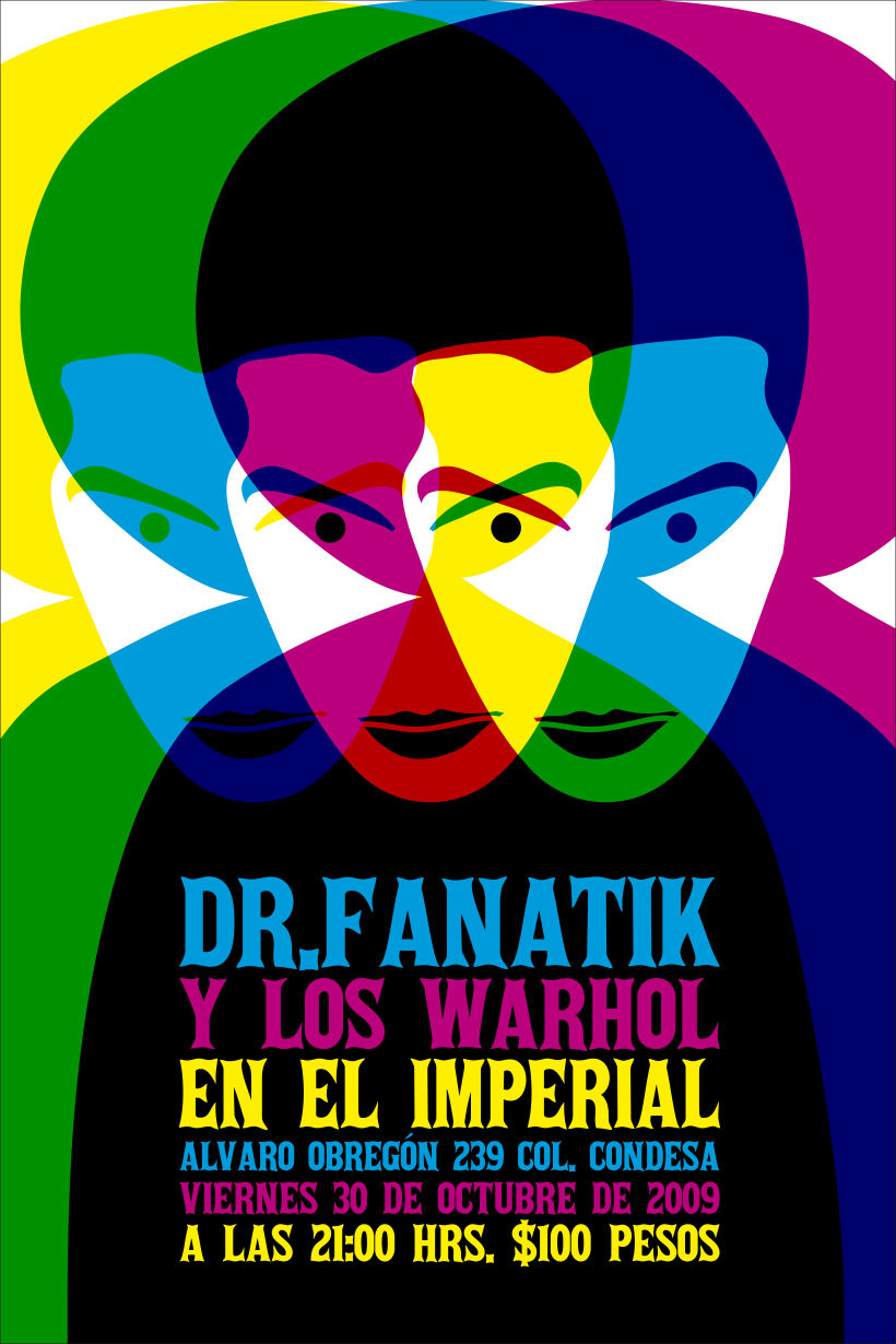 Cartel // Dr. Fanatik y Los Warhol en El Imperial -1