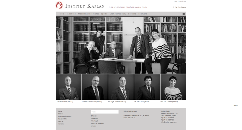 Web para Institut Kaplan 2
