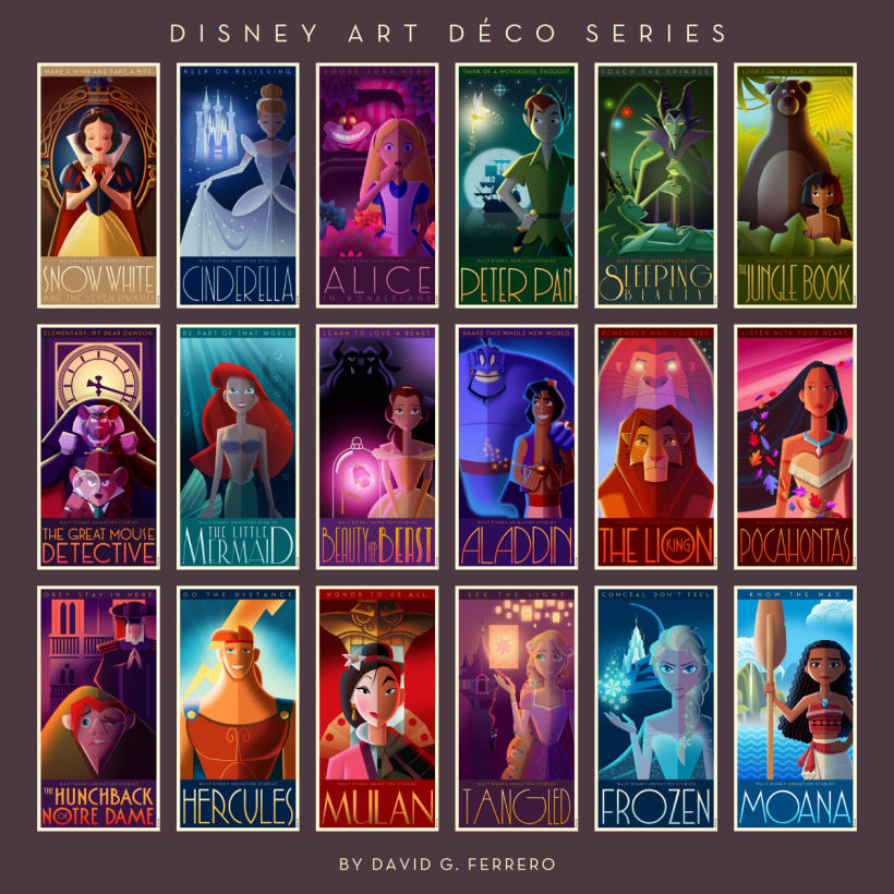 Disney Art Déco posters -1